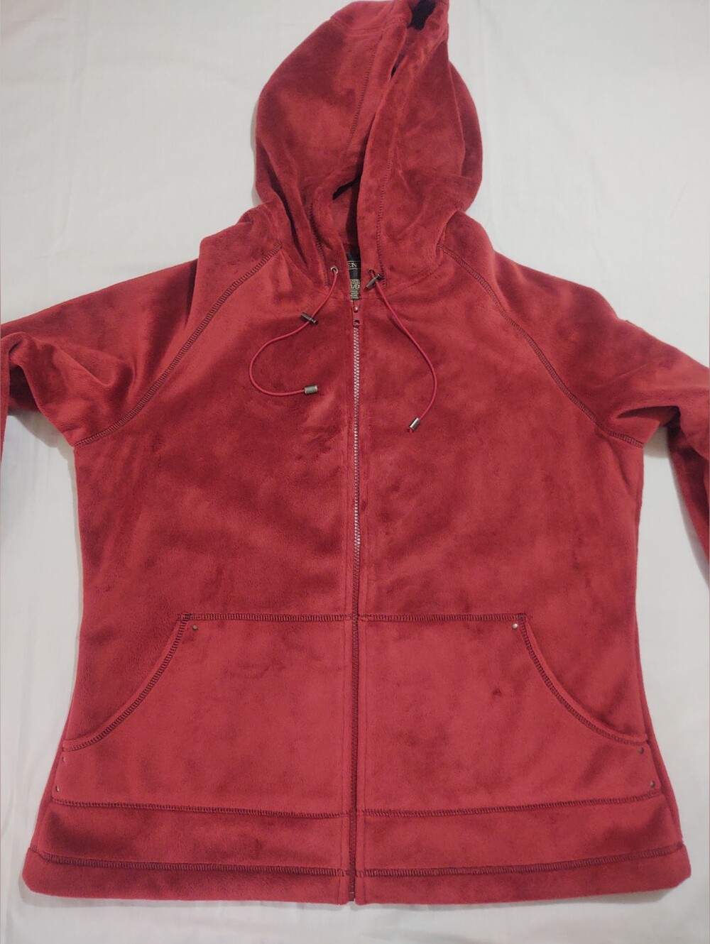 NWT Kristen Blake Velour Full Zip Hoodie XL - Picture 4 of 10